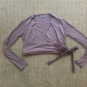 Crop Wrap Top